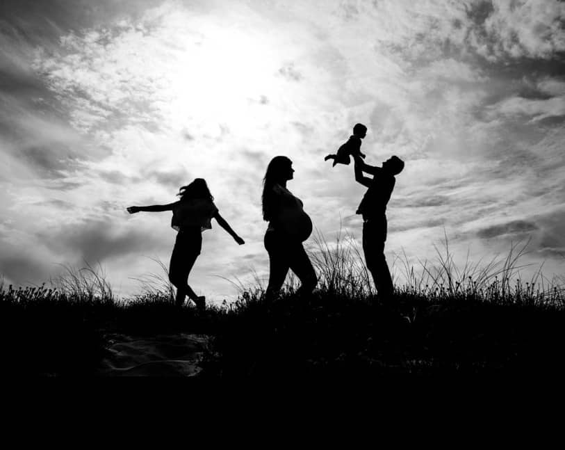 photographe famille Hossegor séance grossesse en extérieur Landes